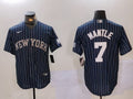 Men's New York Yankees Mickey Mantle #7 Navy Player Jerseys