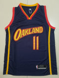 Men's Golden State Warriors Klay Thompson #11 Navy Hardwood Classics Jerseys