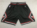 Men's Chicago Bulls Black Basketball Shorts1