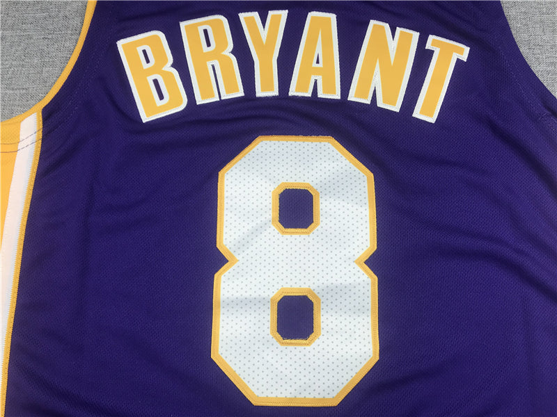 Men's Los Angeles Lakers Kobe Bryant 2000-01 Purple Hardwood Classics Authentic Jerseys