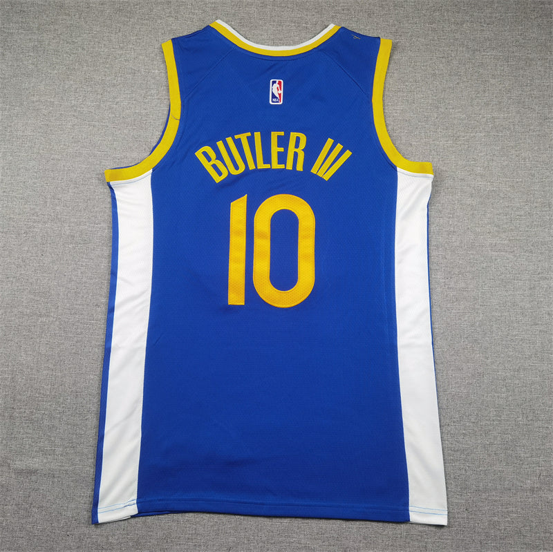 Men's Golden State Warriors Jimmy Butler #10 Royal Swingman Jerseys - Icon Edition
