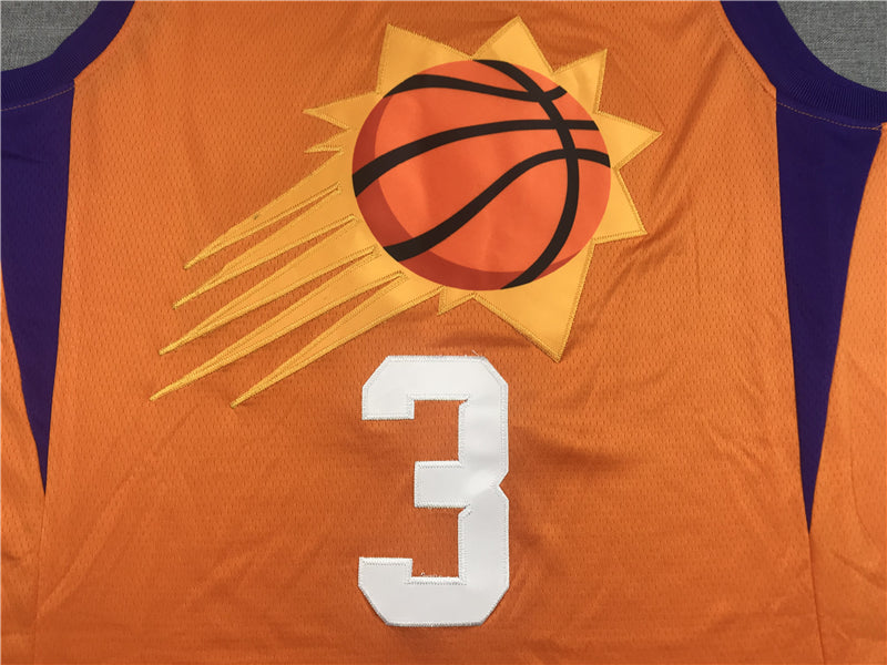 Men's Phoenix Suns Chris Paul #3 Orange Fast Break Team Replica Jerseys