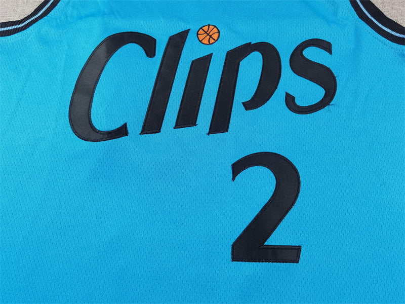 Men's LA Clippers Kawhi Leonard #2 Light Blue 2024/25 Swingman Player Jerseys - City Edition