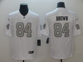 Men's Las Vegas Raiders Antonio Brown #84 White Game Player Jerseys