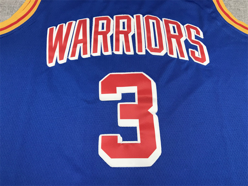 Men's Golden State Warriors Jordan Poole #3 Blue Classic Player Jerseys