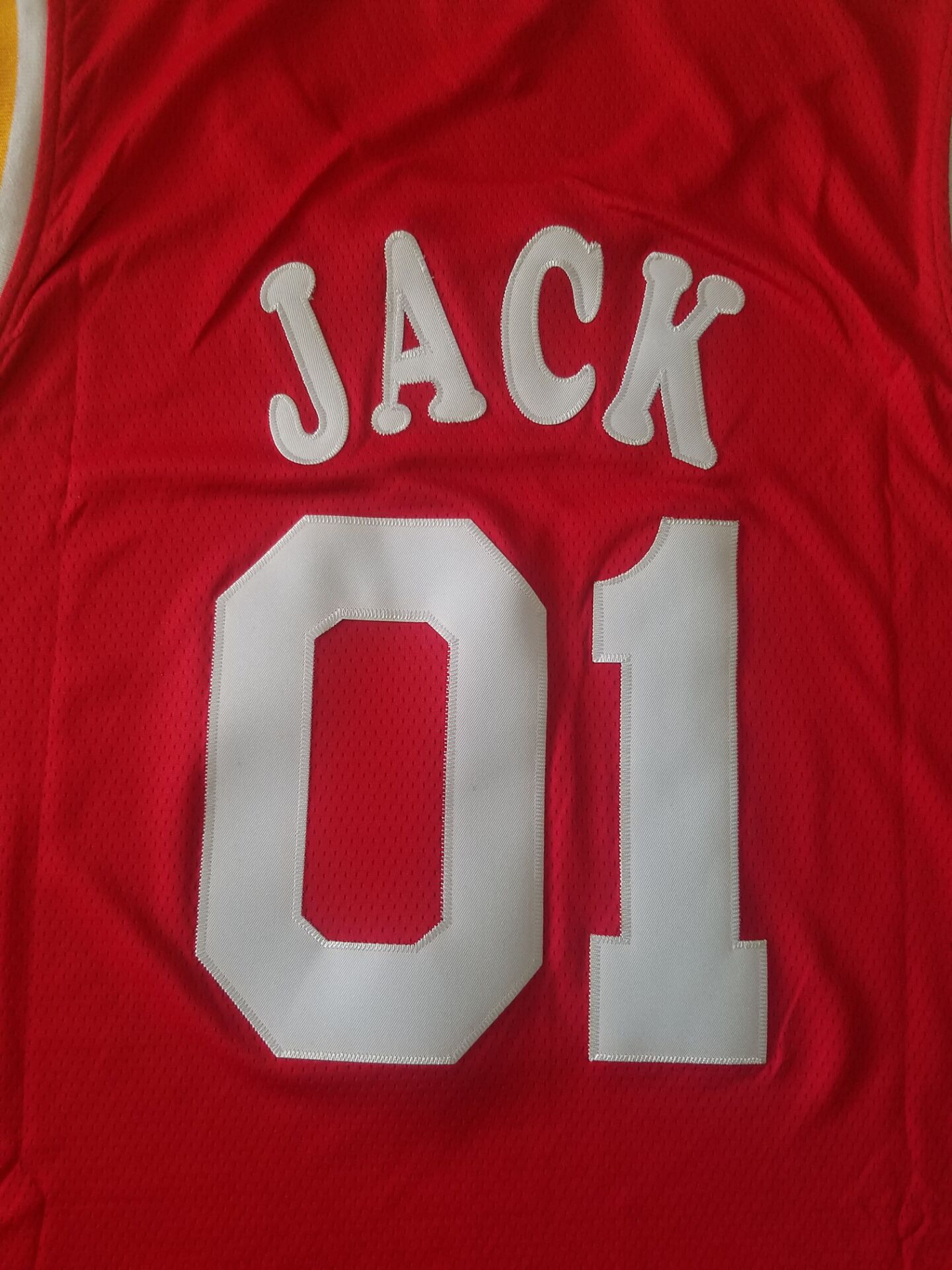 Men's Houston Rockets #01 NBA Red Classics Jerseys - Joint Edition