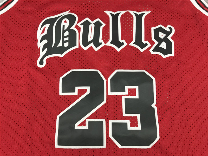 Men's Chicago Bulls Michael Jordan Red 1997-98 Classics Rookie Authentic Jerseys