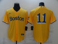 Men's Boston Red Sox Rafael Devers #11 Gold City Connect Replica Player Jerseys