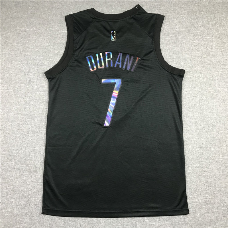 Men's Brooklyn Nets Kevin Durant #7 Black Player Jerseys