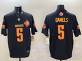 Men's Washington Commanders Jayden Daniels #5 Carbon Black Fashion Jerseys