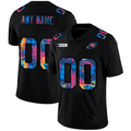 Custom1 Philadelphia Eagles Multi-Color Black 2020 Crucial Catch Vapor Untouchable Limited Jerseys Stitched American Football Jerseys