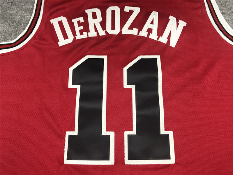 Men's Chicago Bulls DeMar DeRozan #11 Red Fast Break Replica Player Jerseys
