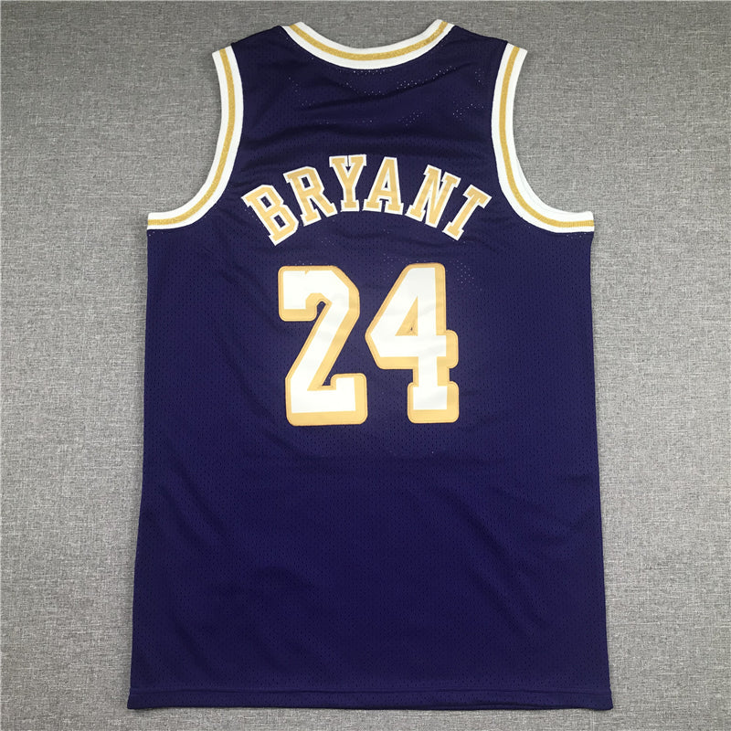 Men's Los Angeles Lakers Kobe Bryant Purple Hardwood Classics Player Jerseys