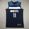 Men's Minnesota Timberwolves Naz Reid #11 Navy Swingman Jerseys - Icon Edition