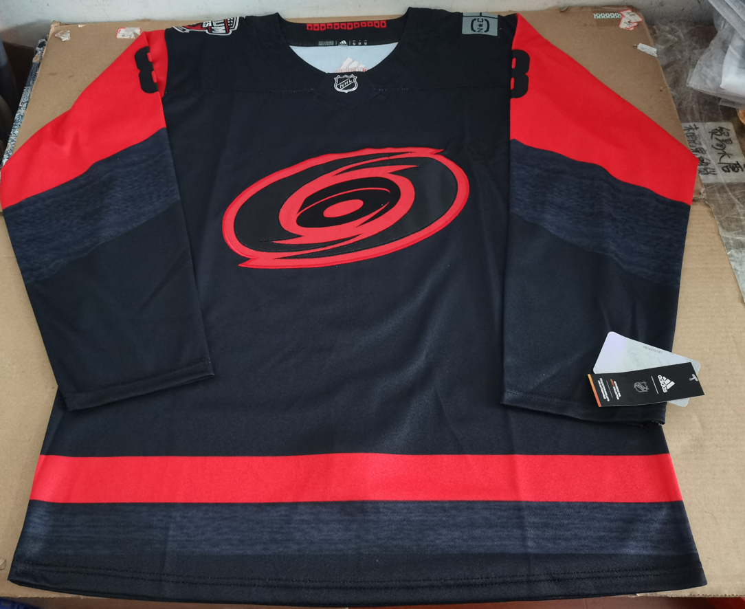 Men's Carolina Hurricanes Brent Burns #8 Black Home Breakaway Player Jerseys