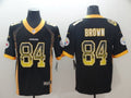 Men's Pittsburgh Steelers Antonio Brown #84 Black Player Jerseys