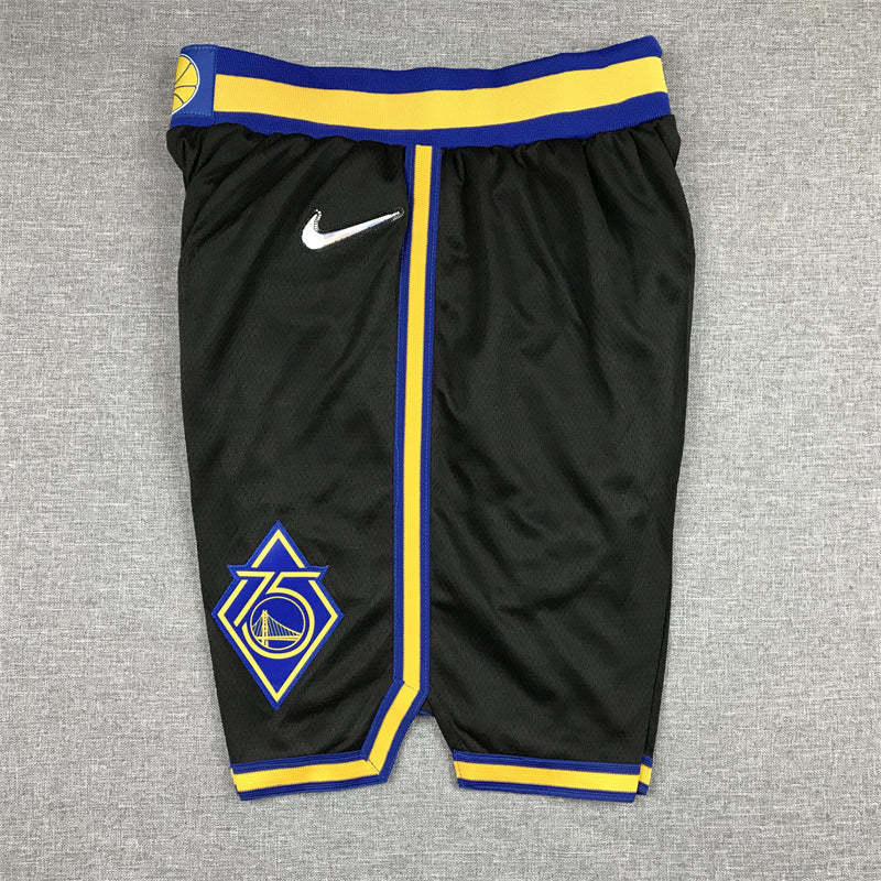 Men's Golden State Warriors Black City Edition Basketball Shorts1