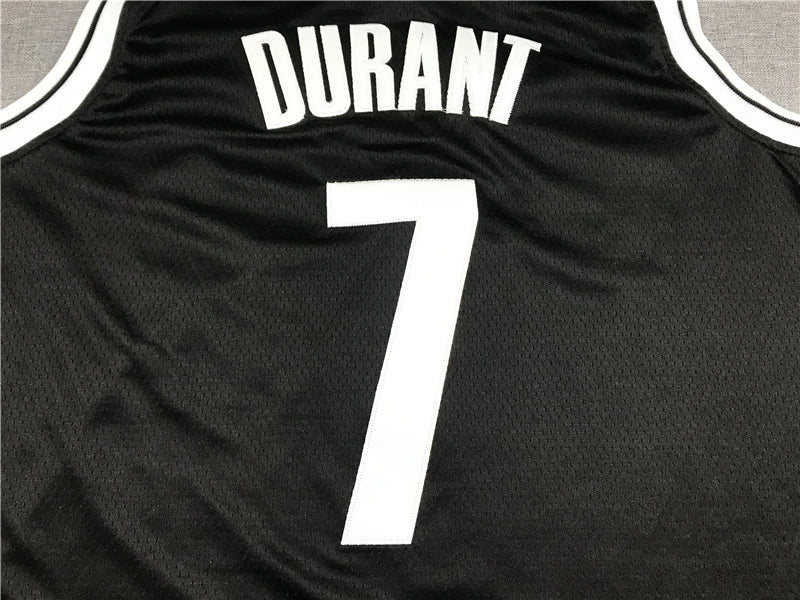 Men's Brooklyn Nets Kevin Durant #7 Black 2022/23 Swingman Jerseys - Icon Edition