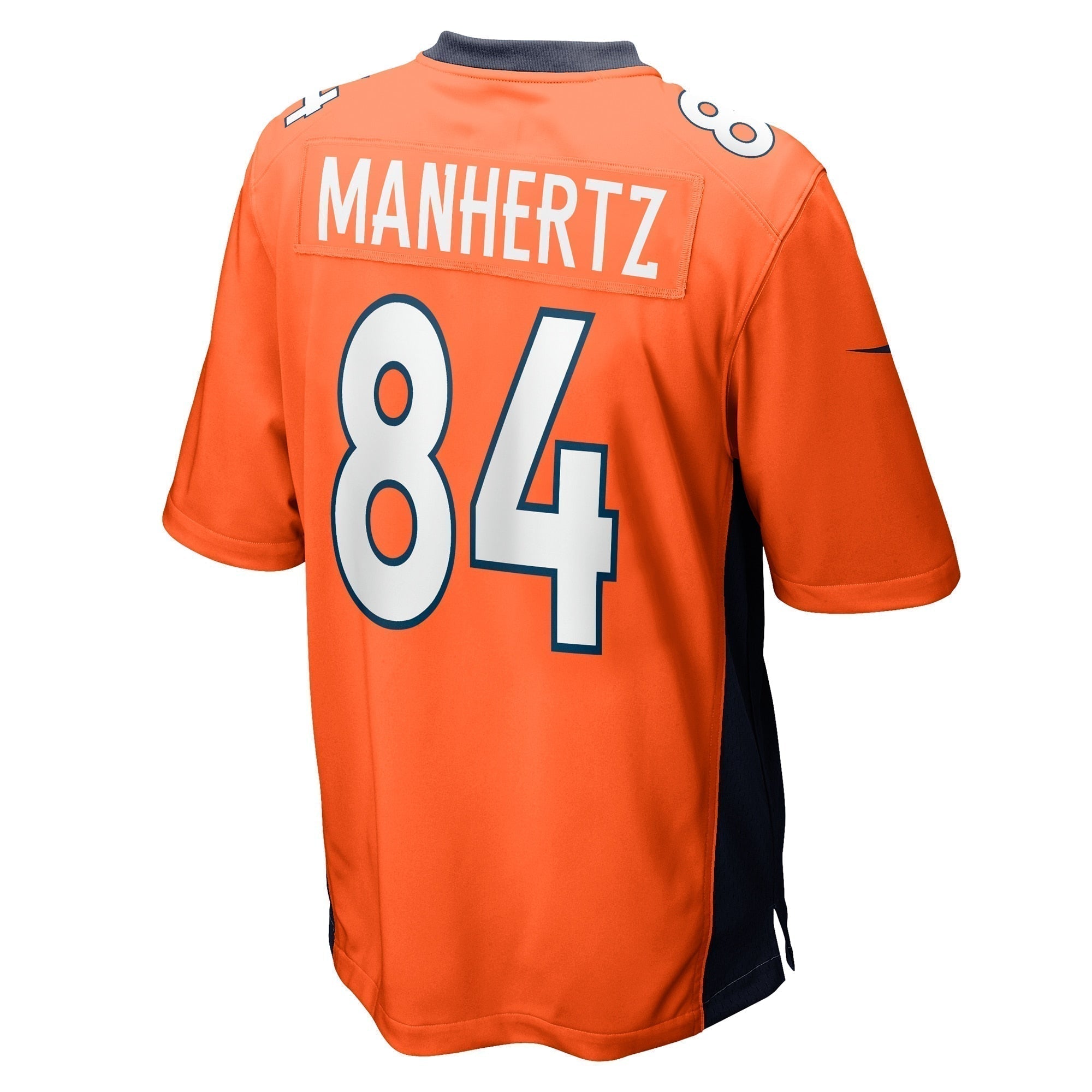 Chris Manhertz Denver Broncos Nike Game   Jersey - Orange