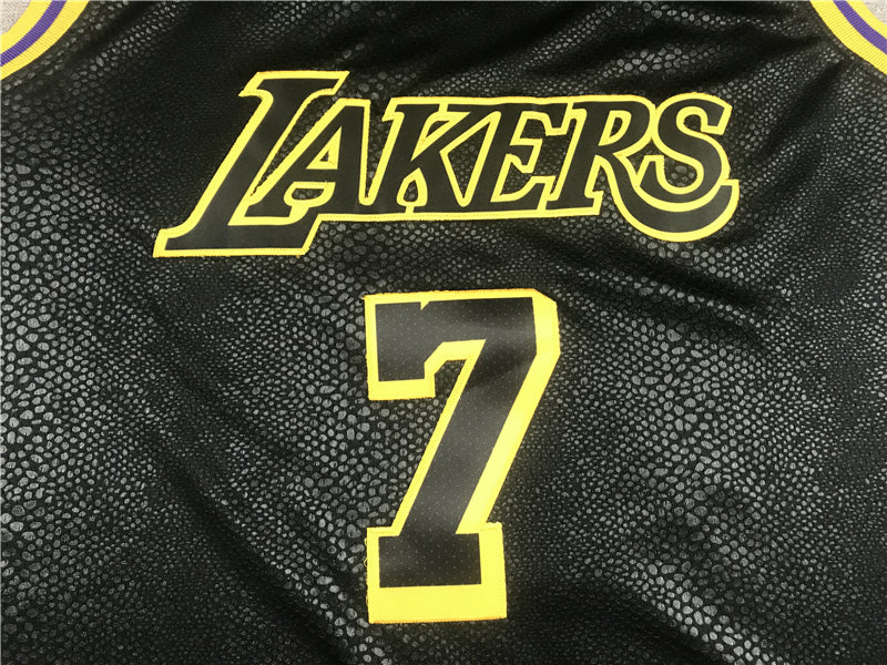 Men's Los Angeles Lakers Carmelo Anthony #7 Black City Edition Swingman Jerseys