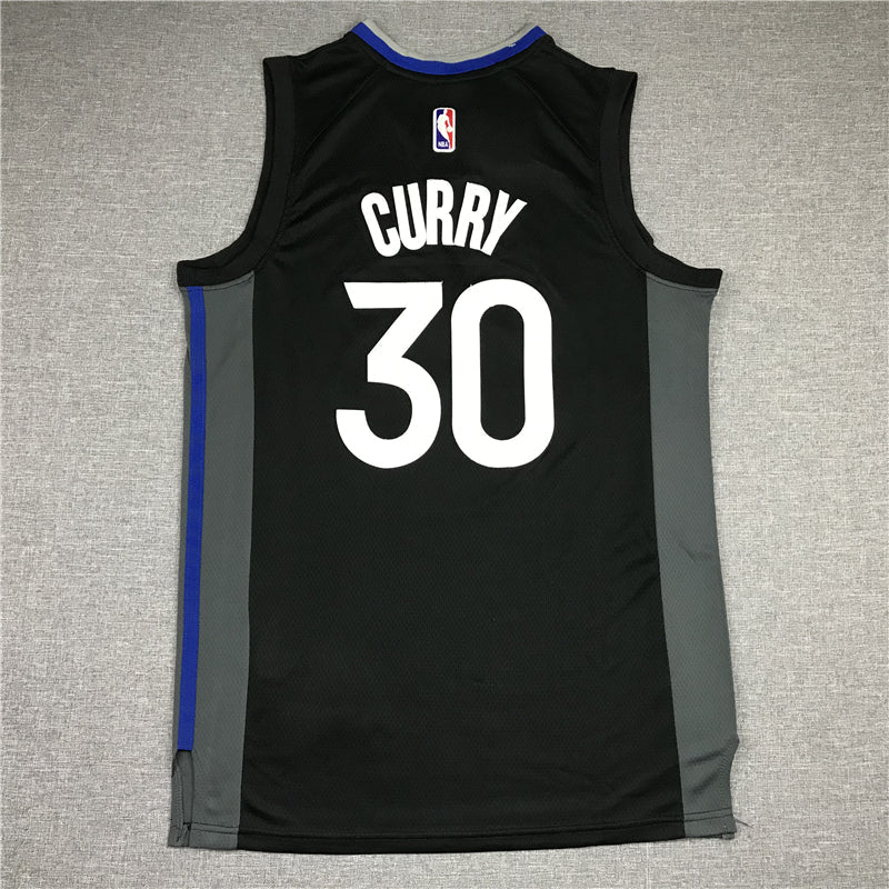 Men's Golden State Warriors Stephen Curry #30 Black Swingman Jerseys