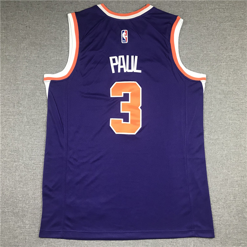 Men's Phoenix Suns Chris Paul Purple 2020/21 Fast Break Replica Player Jerseys