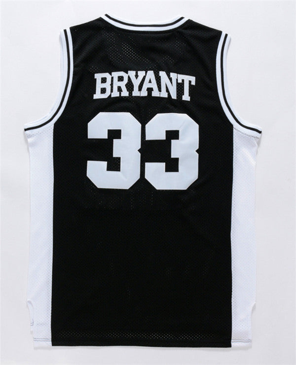 Men's Los Angeles Lakers Kobe Bryant #33 Lower Merion High School Jerseys Black