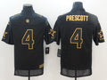 Men's Dallas Cowboys #4 Dak Prescott Black Alternate Game Jerseys