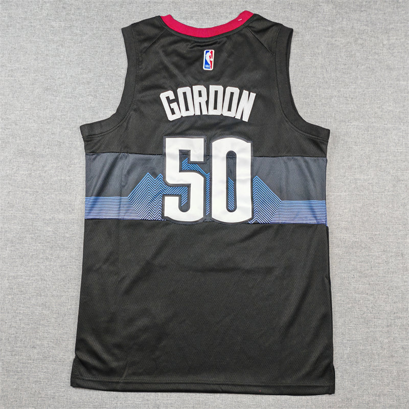 Men's Denver Nuggets Aaron Gordon #50 Black 2023/24 Swingman Jerseys - City Edition