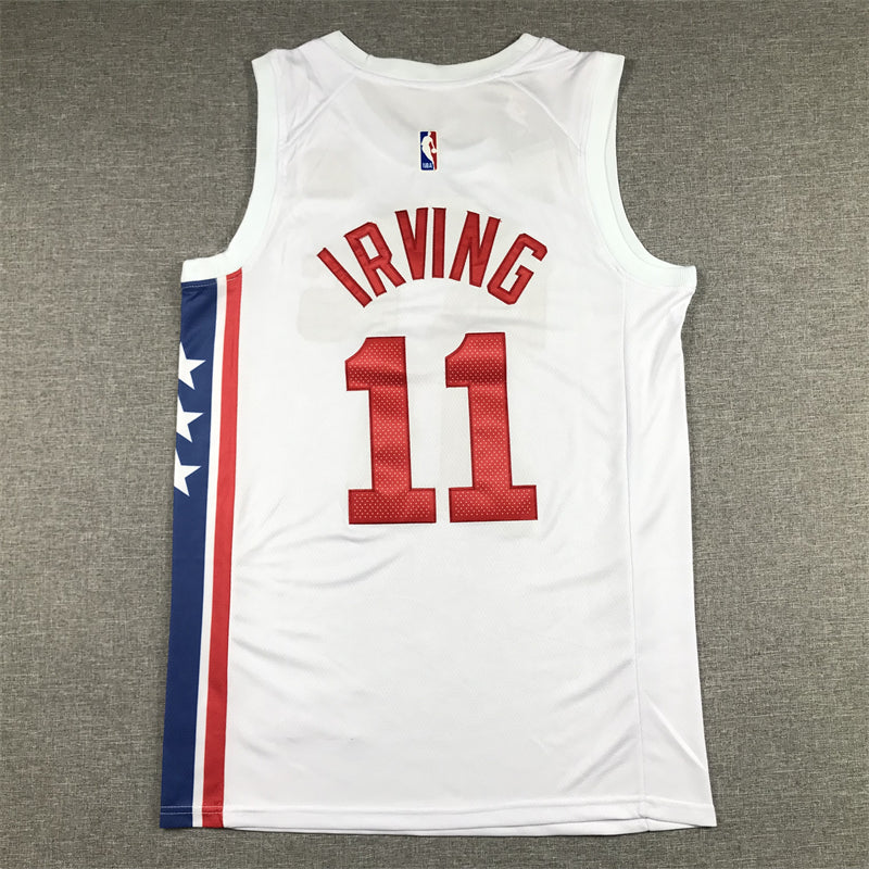 Men's Brooklyn Nets Kyrie Irving #11 White 2022/23 Swingman Jerseys - Classic Edition