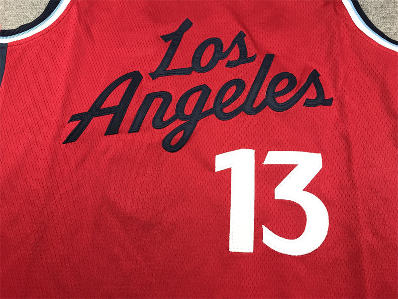 Men's LA Clippers Paul George #13 Red Swingman Player Jerseys