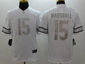 Men's Chicago Bears Brandon Marshall #15 White Game Jerseys