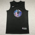 Men's Dallas Mavericks Luka Doncic #77 Black Swingman Game Jerseys