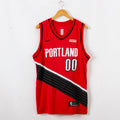 Men's Portland Trail Blazers Carmelo Anthony #00 Red Swingman Jerseys