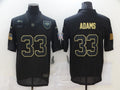 Men's New York Jets #33 Jamal Adams Black Game Jerseys