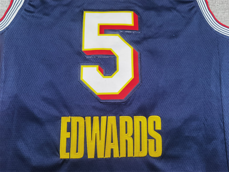 Men's Minnesota Timberwolves Anthony Edwards #5 Navy 2025 NBA All-Star Game Swingman Player Jerseys