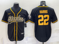 Men's Pittsburgh Steelers Najee Harris #22 Black Vapor F.U.S.E. Limited Jerseys