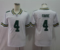 Men's Green Bay Packers Brett Favre #4 White Game Player Jerseys