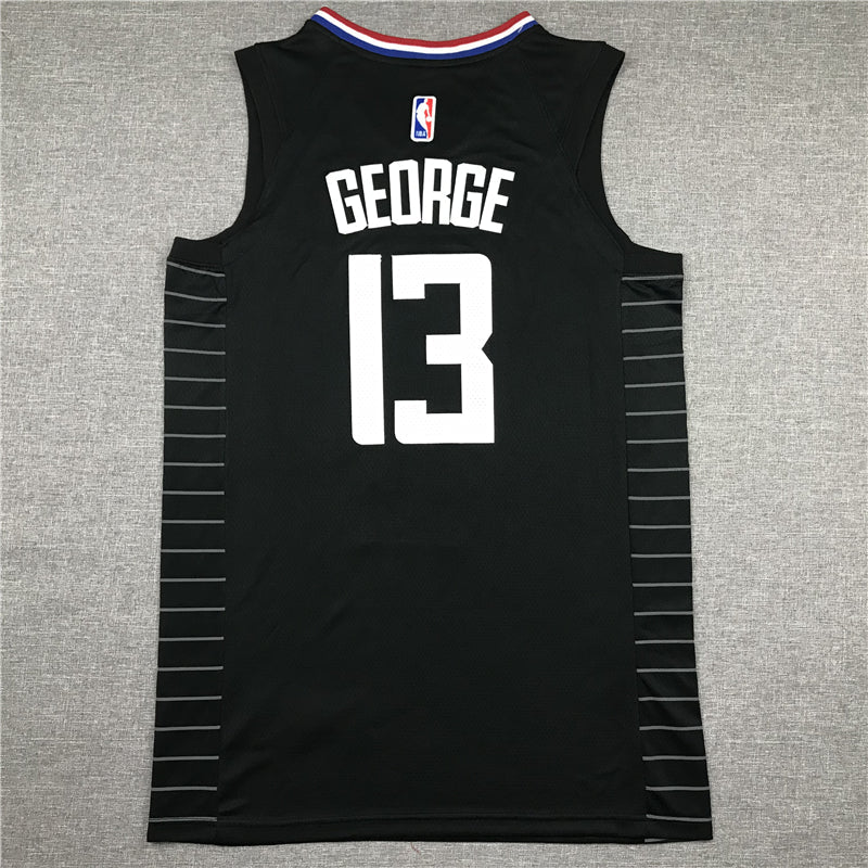 Men's LA Clippers Paul George #13 NBA Black Classics Jerseys