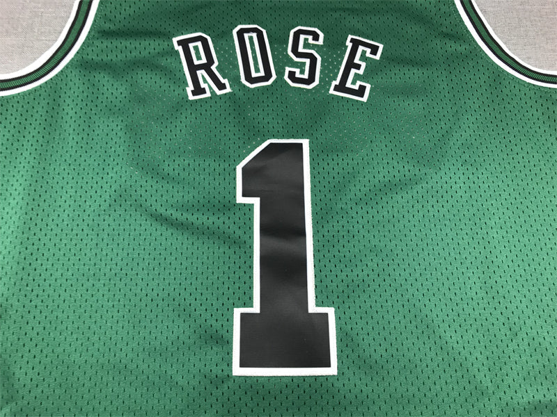 Men's Chicago Bulls Derrick Rose #1 Green Swingman Jerseys