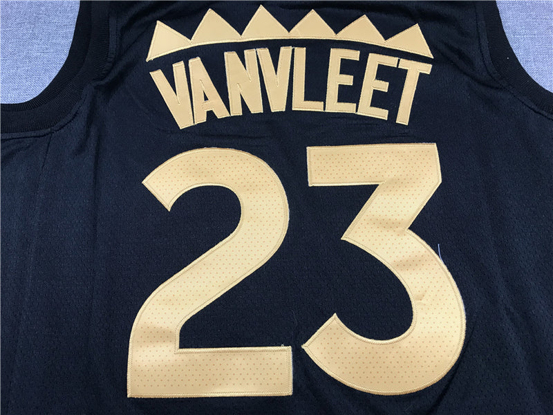 Men's Toronto Raptors Fred VanVleet Black 2020/21 Swingman Jerseys - City Edition