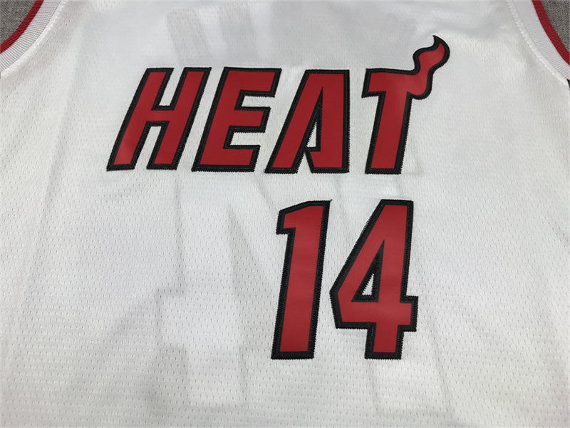 Men's Miami Heat Tyler Herro #14 White 2022/23 Swingman Jerseys - Association Edition